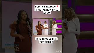 tamronhallshow poptheballoon poptheballoonorfindlove [upl. by Annovaj]