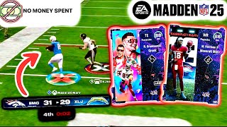 The most INTENSE Game I have EVER played… Madden 25 No Money Spent Ep 18 [upl. by Neelav]