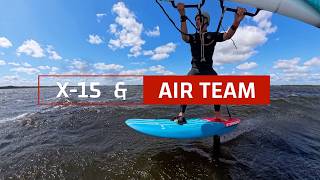 Starboard X15 wingboard amp Freewing Air Team REVIEW [upl. by Ahsemo]