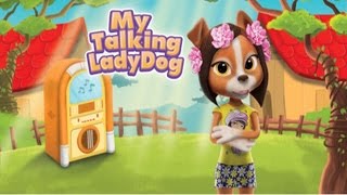 My Talking Lady Dog  Game For Kids Android IOS Free [upl. by Ravens149]