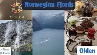 NORWEGIAN FJORDS CRUISE 🇳🇴🚢 Olden  PampO Cruises Britannia  MayJune 2024 [upl. by Tezile]