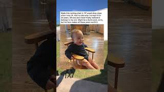 This Dad Built a Rocking Chair at 14 and Realized 24 Years Later It Was Meant for His Son [upl. by Davide]