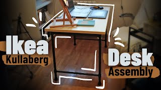 Ikea Kullaberg Desk Assembly [upl. by Cinemod]