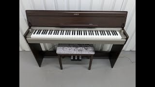 Yamaha Arius YDPS31 Digital Piano Slimline space saver stock number 24446 [upl. by Norrie510]