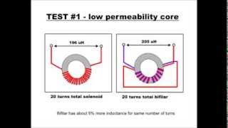 bifilar vs solenoid inductors [upl. by Danyelle942]