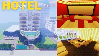 How to make a HOTEL in Minecraft  Part  3 of Tutorial  MMT [upl. by Lust629]