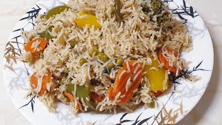 One Pot Vegetarian MealVegetable Rice [upl. by Refiffej]