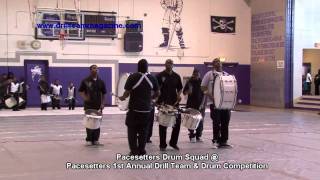 Pace Setters Drum Squad  Pacesetters 1st Annual Drill Team amp Drum Competitionmp4 [upl. by Carolin]