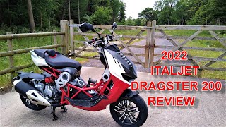 ★ 2022 ITALJET DRAGSTER 200 REVIEW ★ [upl. by Arhat]