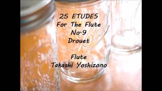 25 Etudes for flute No9Drouet [upl. by Gnos]