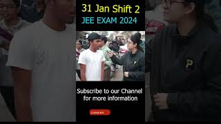 jee main 2024 31 january shift 2 student reaction [upl. by Derrek]