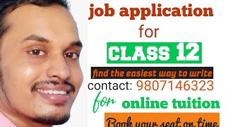 job Application For Grade 12Live Classthe Easiest Way [upl. by Aliel338]