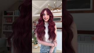 Berry Red Hair 🍓🫐 hairstyle haircuts hairsalon [upl. by Montfort]