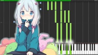 【FULL】Eromangasensei OP エロマンガ先生 OP  quotHitorigotoquot Synthesia Piano Tutorial  ピアノ Cover [upl. by Akyssej]