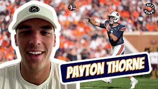 Payton Thorne Talks Auburn Football on The Next Round [upl. by Assilanna]