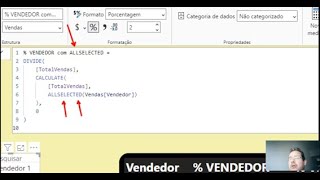 DIFERENÇA PRÁTICA ENTRE ALL E ALLSELECTED NO DAX E MAIS UM VISUAL KPI PEOPLE [upl. by Kylah]