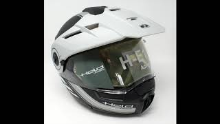 Held by Schuberth H E1 Adventure Flipup helmet [upl. by Paolo]