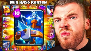 🤬😤NUR HASSKARTEN WÄHLEN im MEGA AUSWAHL TURNIER Eskalation  Clash Royale Deutsch [upl. by Enaujed696]