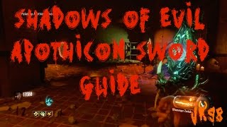 Shadows of Evil  Apothicon Sword Guide  Specialist Weapon Guide [upl. by Norak859]