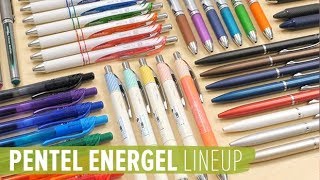 Pentel EnerGel Lineup [upl. by Ylam]