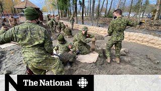 Soldiers join effort to protect BC communities from further flooding [upl. by Regen]