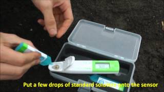 Nitrate meter LAQUAtwin B743  plant sap testing [upl. by Garap692]