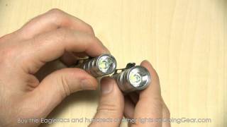 Eagletac D25A D25C XML Limited Edition Titanium LED Flashlight Review [upl. by Nevin]