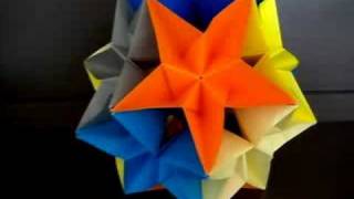 Complex Dodecahedron Modular Origami [upl. by Paxton601]