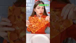 Pizza 🍕 VS Real Food Challenge Part 29 shorts youtubeshorts trending [upl. by Nahgam]