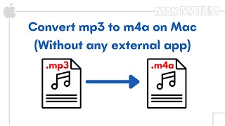 How to convert mp3 to m4a on mac [upl. by Hennessey789]