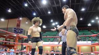 Alberto El Patron vs Carlito Caribbean Cool LOCKOUT 2016 WWC [upl. by Hammel]