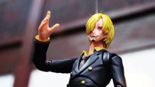 One Piece Sanji stop motion review [upl. by Aloivaf]