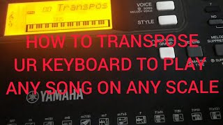 How to ON transpose in keyboard  yamaha PSRe363  Make ur keyboard sounds better  shorts piano [upl. by Nnyltiac837]