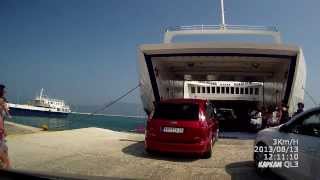 Ferries in Greece Corfu  Igoumenitsa Паромы Греции Корфу Игуменица [upl. by Zsa Zsa]