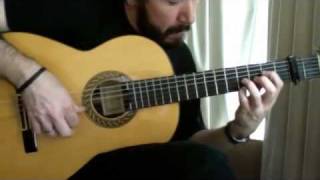 Flamenco Tremolo Exercise  2 Solea by Paco Pena [upl. by Dillie]