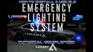 LSPDFR How To Install amp Use ELS Emergency Lighting System 105 Tutorial Simplified Version [upl. by Dorise]