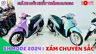 Cập nhật giá xe và khuyến mãi Dòng xe Sh Mode 2024  Ra mắt 2 màu sơn mới tại xe máy hoà đức [upl. by Aneeuq171]