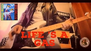 Ramones  Life s a Gas  bass cover [upl. by Yvi]