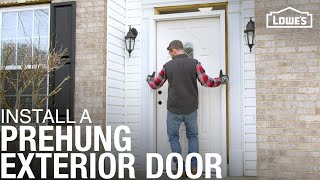 How To Install A Prehung Exterior Door [upl. by Oconnor]