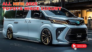 First Look All New 20252026 Toyota HiAce  The Most Luxury Van [upl. by Johnsten]