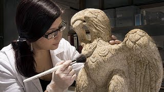 Fantastic Roman eagle sculpture found in London [upl. by Amimej]