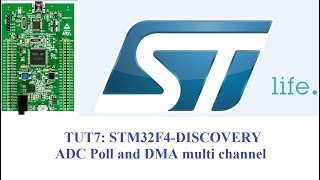 STM32 ADC Poll and DMA multi channel [upl. by Dinse]