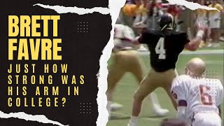 Brett Favres amazing arm was legendary at Southern Miss [upl. by Conlon]