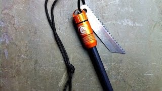 Black Scout Reviews  Habilis Bush Tools fireRod Firestarter [upl. by Navets]