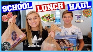 SCHOOL LUNCH SHOPPING AND HAUL [upl. by Leeland]