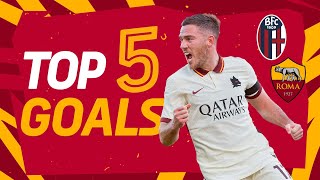 TOP 5 GOALS  BOLOGNA v ROMA [upl. by Gettings]