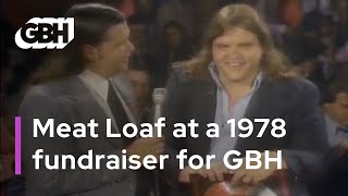 Meat Loaf at a 1978 Auction  GBH Auction [upl. by Hplar987]