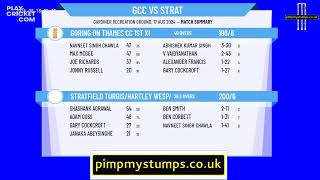 Goring on Thames CC 1st XI v Stratfield TurgisHartley Wespall CC 1st XI [upl. by Ardnazxela]