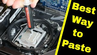 Different Ways to Apply Thermal Paste 🔥 Best way to cool CPU with Thermal Paste [upl. by Lupee387]