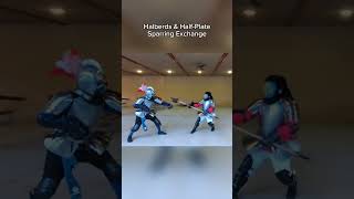 Halberds amp HalfPlate Sparring Exchange [upl. by Nnywg]